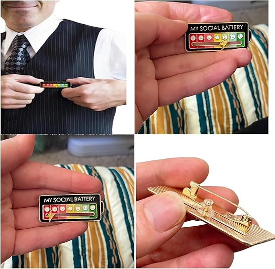 My Social Battery Pin