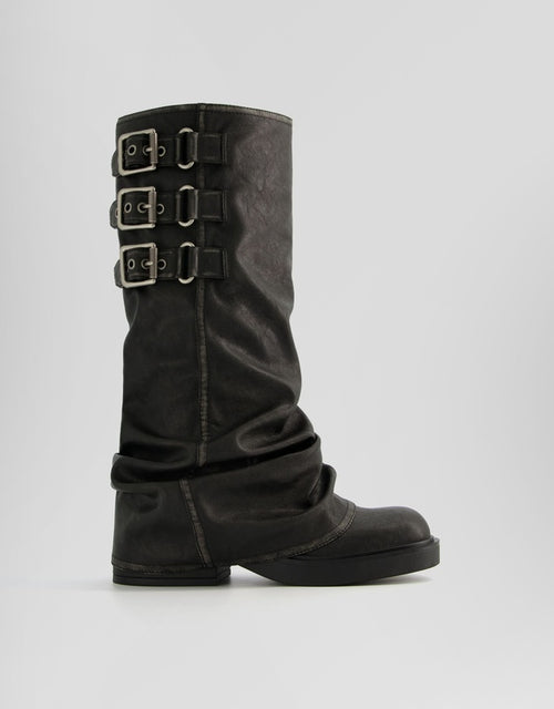 Slouchy Strap Boots