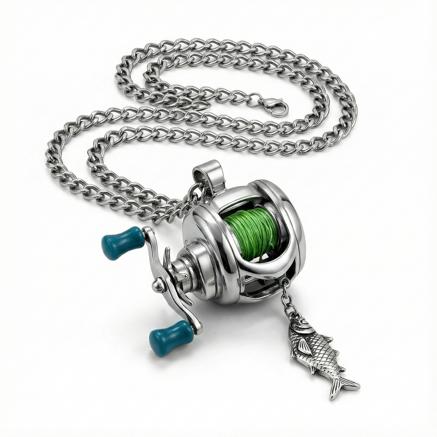 Fishing Reel Necklace
