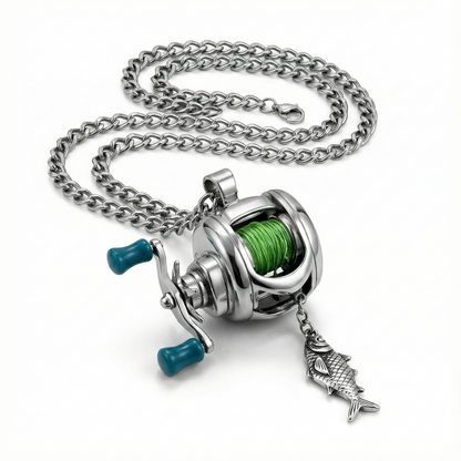Fishing Reel Necklace