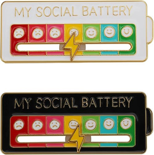 My Social Battery Pin