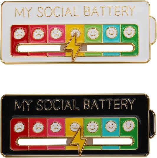 My Social Battery Pin