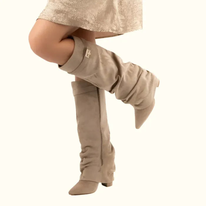 Suede Shark Boots