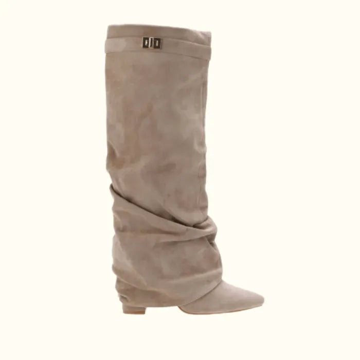 Suede Shark Boots