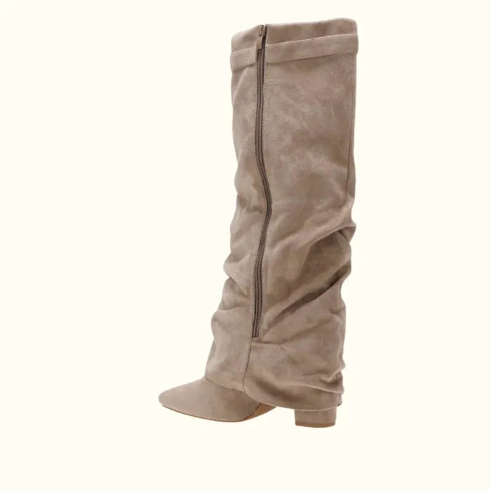 Suede Shark Boots